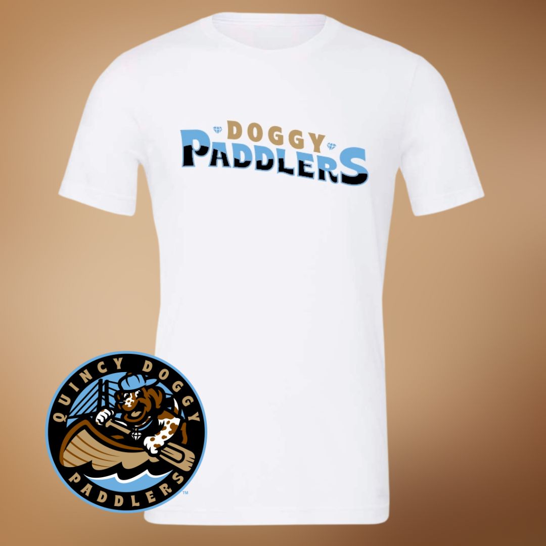 Paddlers Baseball Wordmark Design T-shirt