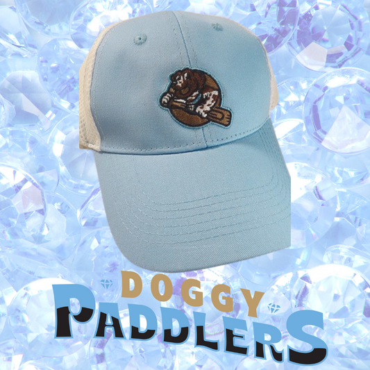 Doggy Paddlers Light Blue & White Pup Hat - Adjustable