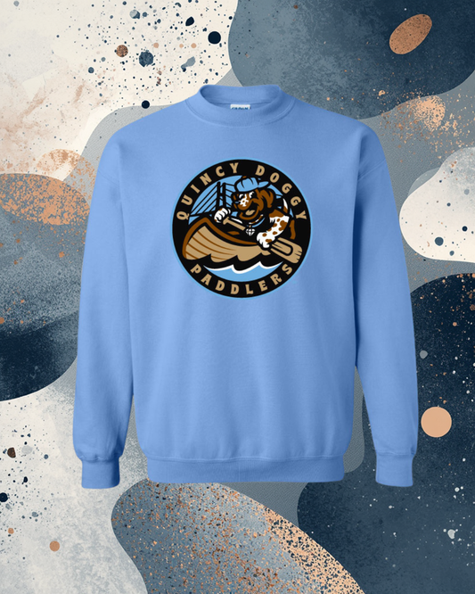 Paddlers Baseball Light Blue Crewneck Sweatshirt