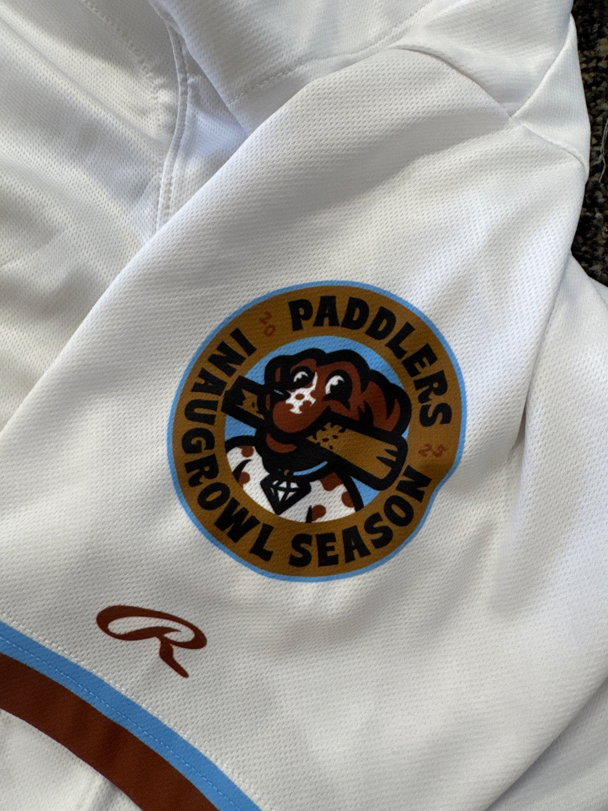 GAME WORN WHITE JERSEY